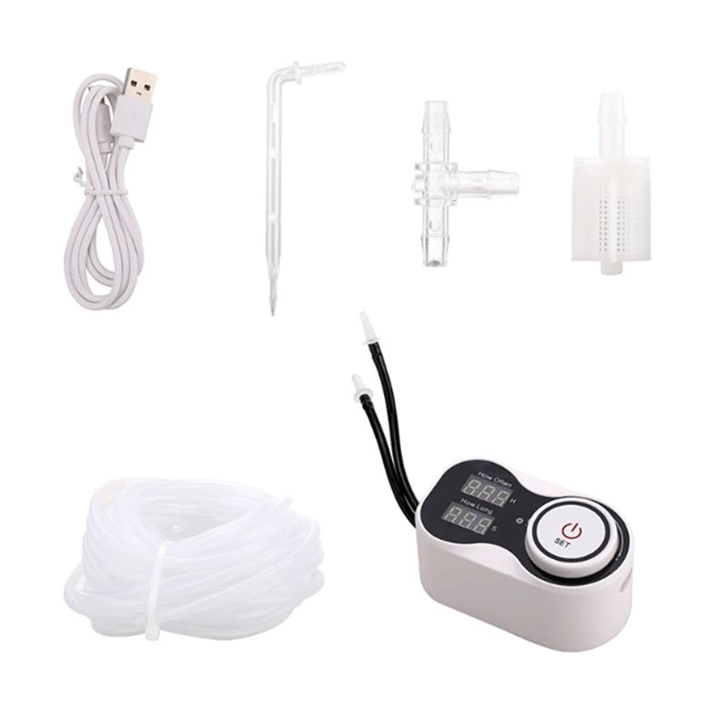 Smart Garden Devices - AEE2-ระบบหยดน้ำอัจฉริยะใหม่ อุปกรณ์รดน้ำอัตโนมัติ ตัวควบคุมปั๊มน้ำสำหรับสวน สำหรับกระถางต้นไม้และดอกไม้
