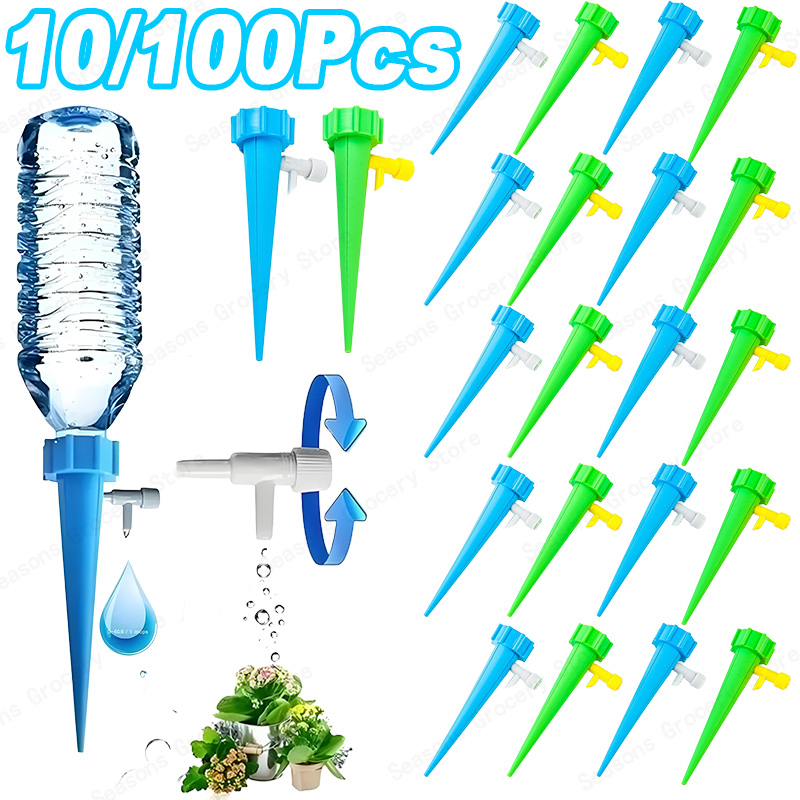 Smart Garden Refill - ระบบชลประทานแบบหยดอัจฉริยะ ชุดรดน้ําอัตโนมัติ เครื่องชลประทานแบบปรับได้สําหรับพืชสวนเรือนกระจก