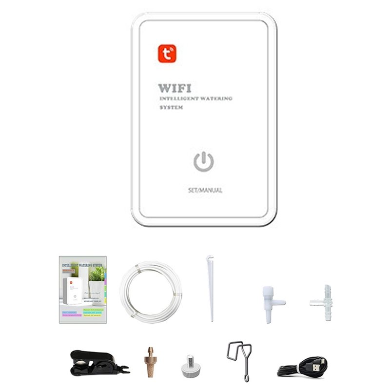 Smart Garden Devices - ชุดระบบรดน้ำหยดอัตโนมัติ Tuya Smart Wifi อุปกรณ์ควบคุมการรดน้ำสวน