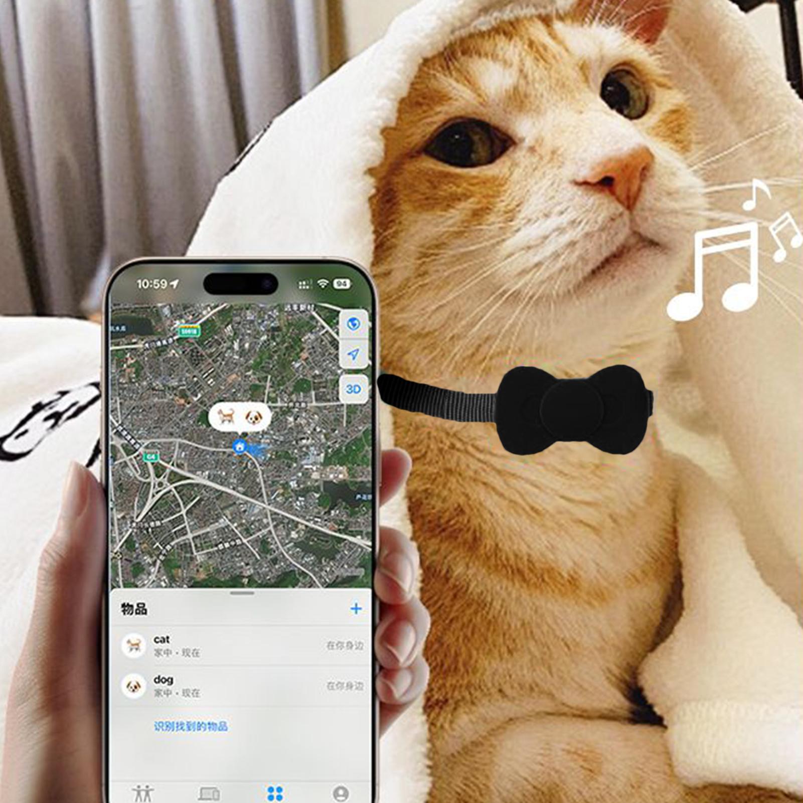 Smart Garden Devices - ปลอกคอ GPS สำหรับแมวอุปกรณ์ติดตามสัตว์สมาร์ทตัวระบุตำแหน่งสายรัดสัตว์เลี้ยงที่สะดวกสบายสำหรับสุนัขเดินสนามหลังบ้านสวนพาร์ค ยาร์ด