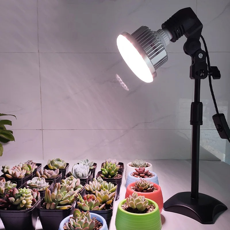 Plant Grow Light Full Spectrum - ไฟปลูกต้นไม้แบบพับได้และแขวนได้, แผงควอนตัมแบบเปล่งแสงด้านข้าง, โคมไฟแบบขาตั้งสามขาเต็มสเปกตรัม