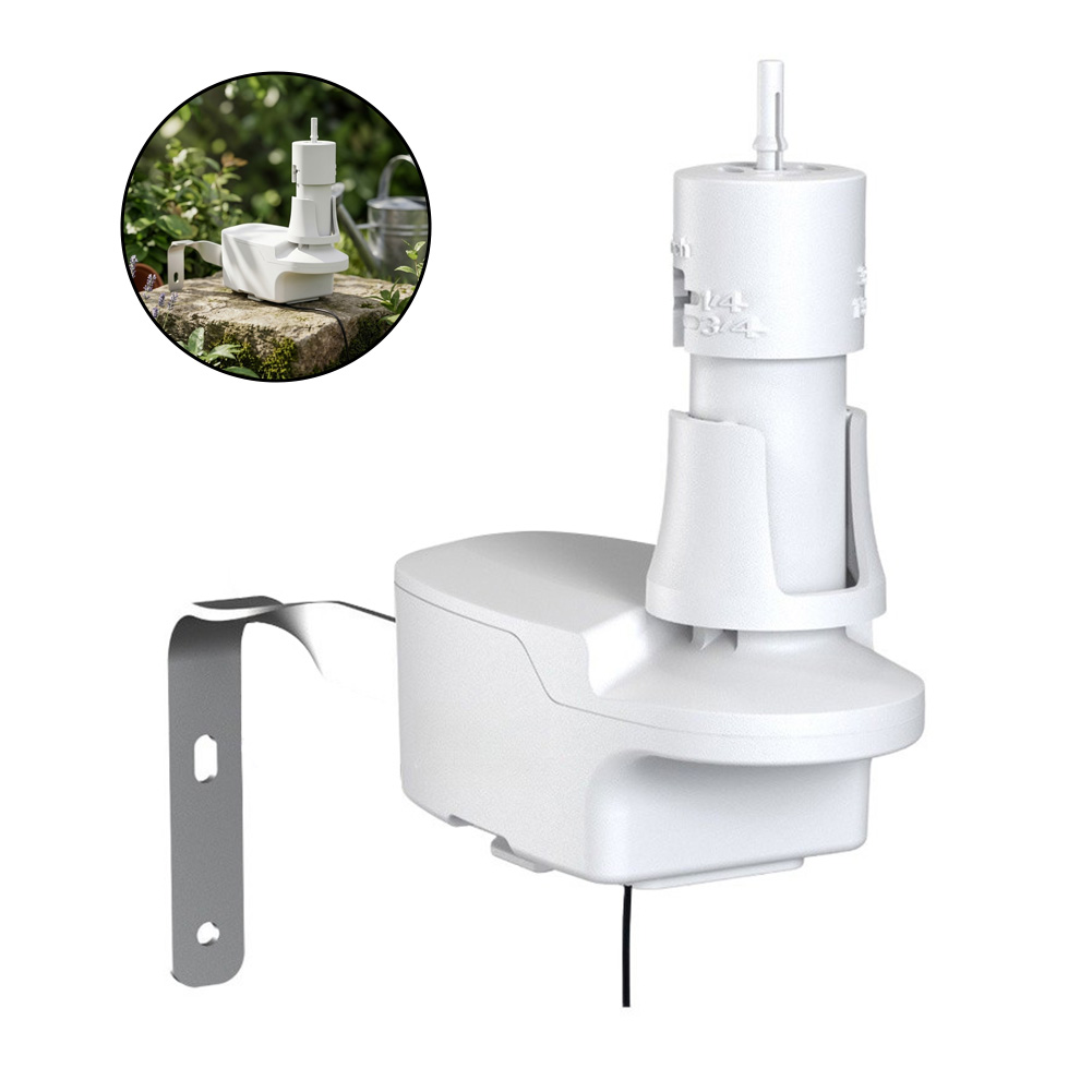 Smart Garden Devices - ตัวตั้งเวลาการรดน้ำแบบมีสายพร้อมเซ็นเซอร์วัดปริมาณน้ำฝนอัจฉริยะสำหรับบ้านและสวน อุปกรณ์เชื่อมต่อเครือข่ายสำหรับสนามหญ้า สวน และฟาร์มเพื่อประหยัดน้ำ