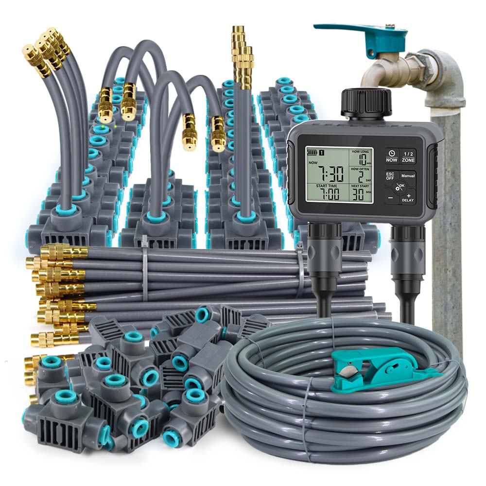 Smart Garden Refill - Dual Zone อิสระสมาร์ทจอแสดงผล LCD สวนรดน้ําจับเวลา Atomization