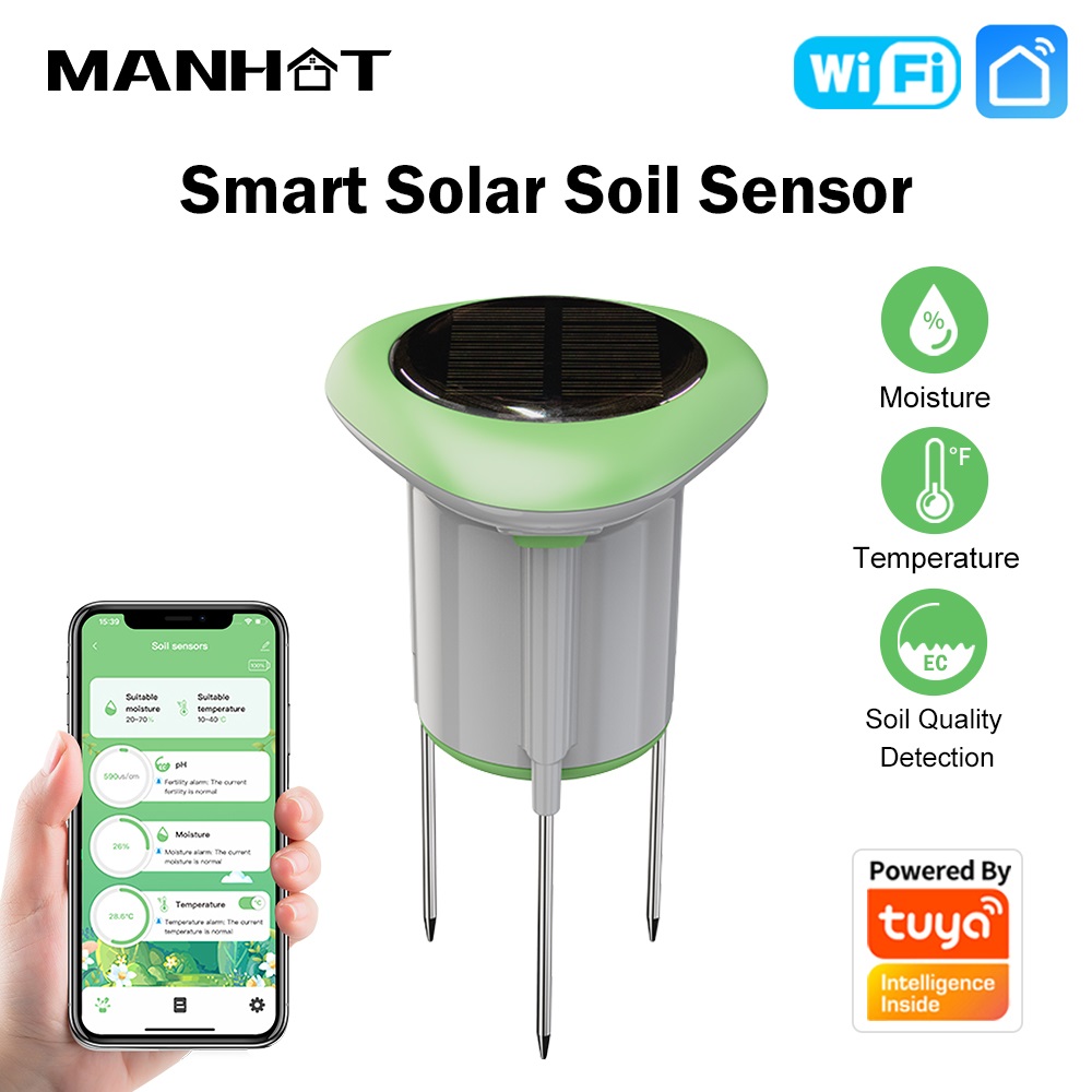 เซ็นเซอร์วัดดินอัจฉริยะ MANHOT - Smart Soil Sensor บทวิจารณ์และราคา