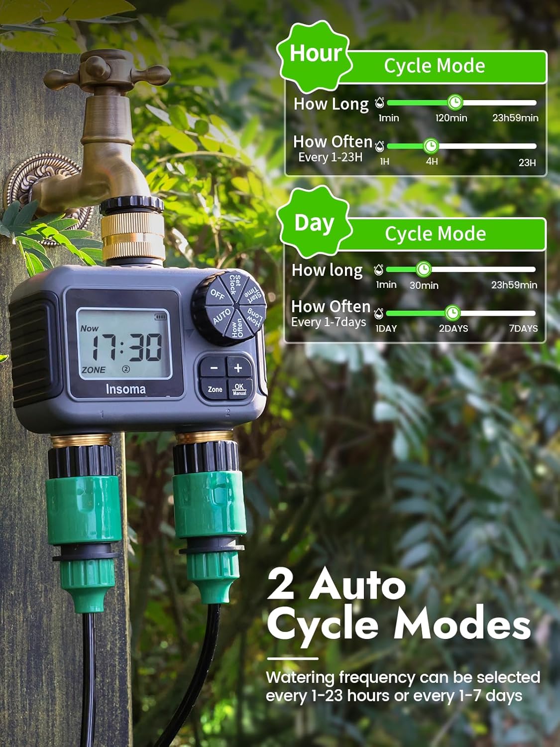 Insoma สมาร์ทระบบรดน้ําชลประทา - Smart Garden Refill บทวิจารณ์และราคา
