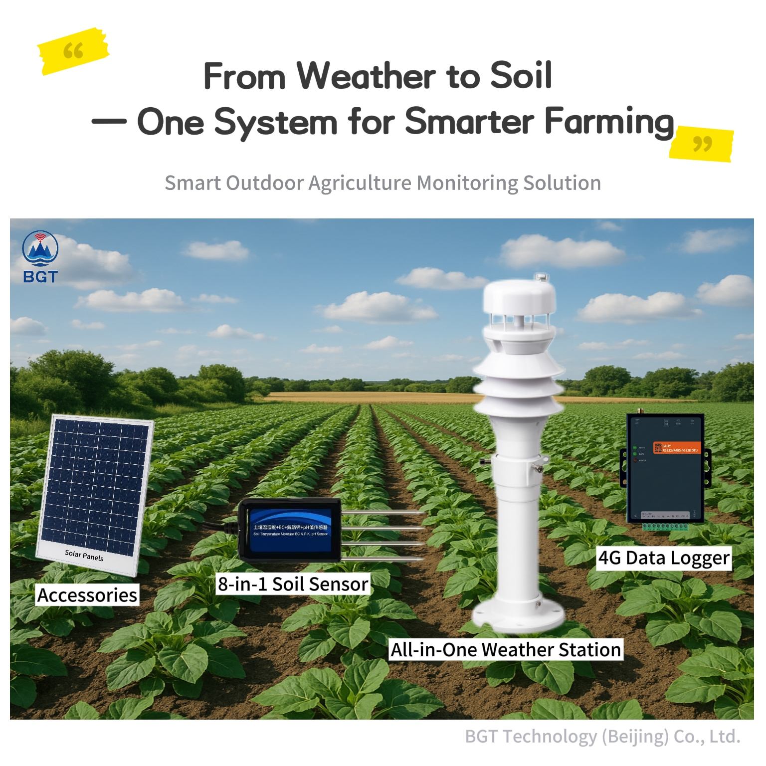 สถานีตรวจอากาศกลางแจ้งพลังงานแ - Smart Soil Sensor บทวิจารณ์และราคา