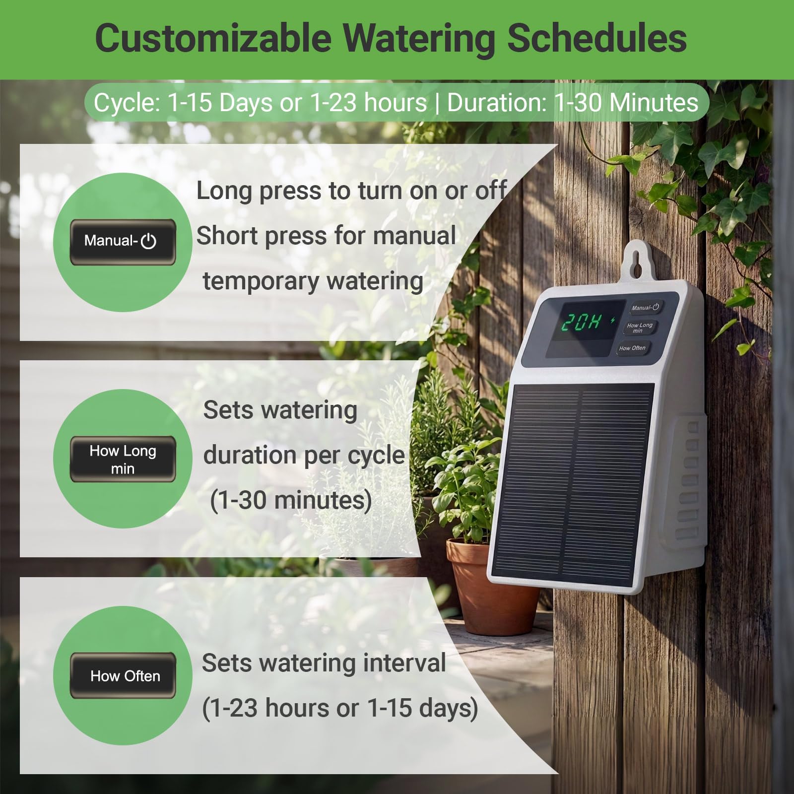 ระบบให้น้ำหยดด้วยพลังงานแสงอาท - Smart Garden Herb บทวิจารณ์และราคา