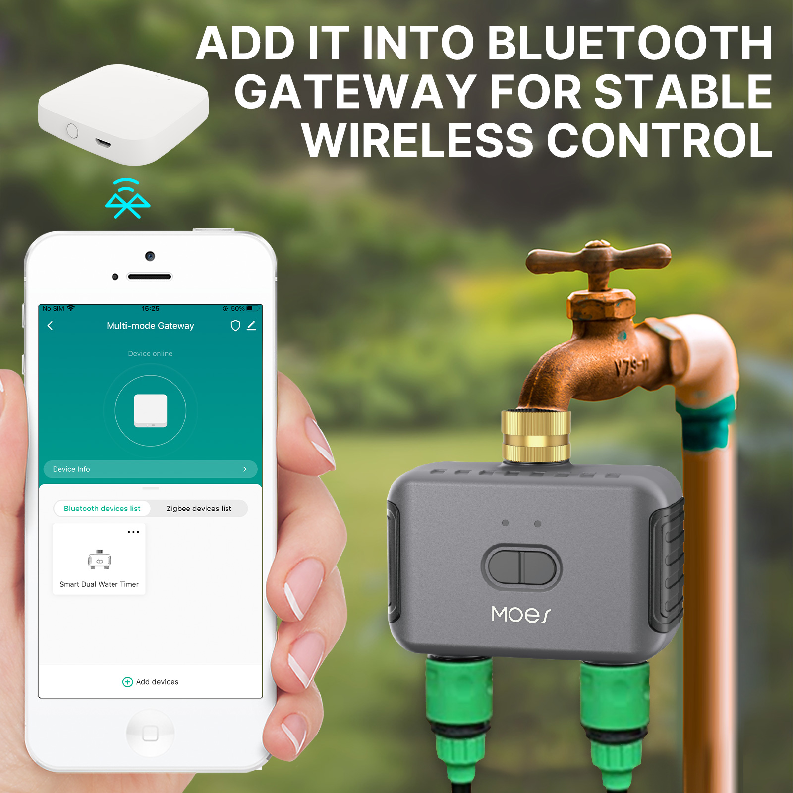 Moes วาล์วน้ำอัจฉริยะบลูทูธ2ทา - Smart Garden Refill บทวิจารณ์และราคา