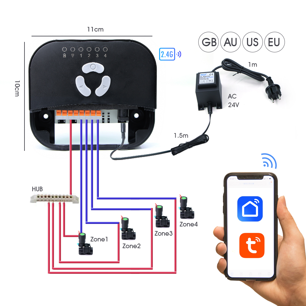 สวนท่อโซลินอยด์วาล์วController - Smart Garden Tools บทวิจารณ์และราคา
