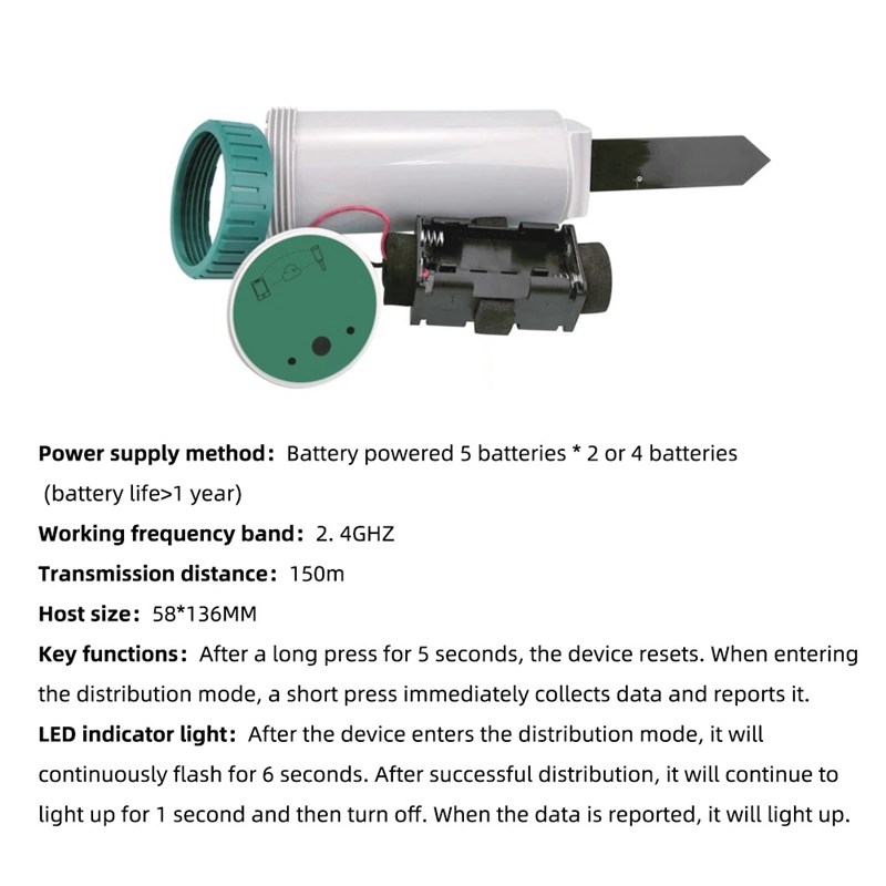 Zigbee Smart 4 In 1 เครื่องทดส - Smart Soil Sensor บทวิจารณ์และราคา